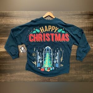 Universal Studios Harry Potter Hogwarts Happy Christmas Spirit Jersey Large